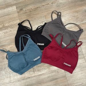 Gymshark sports bras size small gently. Individual or bundle